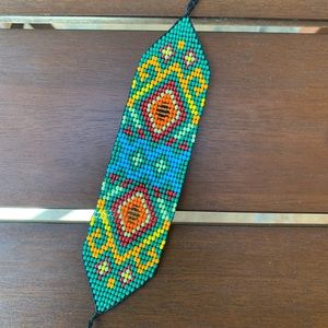 boho tribal beaded bracelet